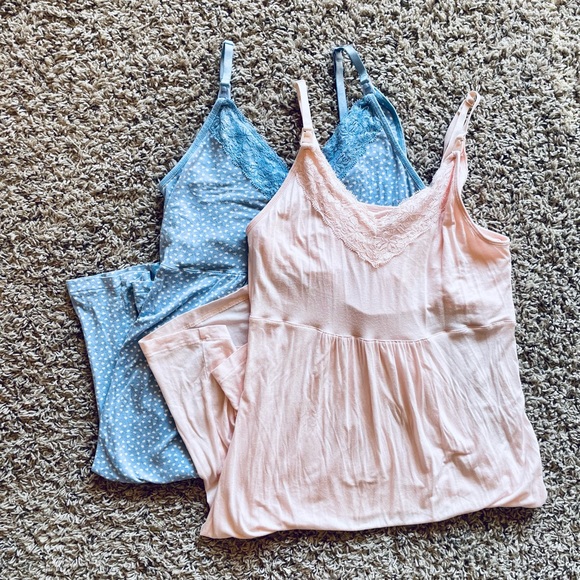 GAP Intimates & Sleepwear 2 Gap Nursing Nightgowns Poshmark